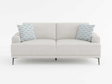 Stride Taupe Chenille Sofa by Homelegance at Eve Furniture