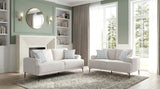 Stride Taupe Chenille Sofa by Homelegance at Eve Furniture