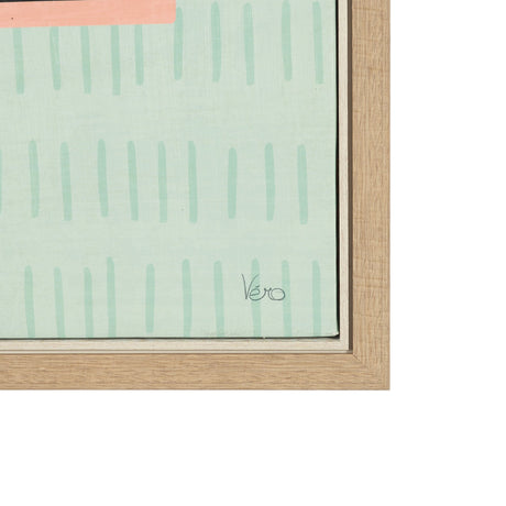 Strike II by Veronique Charron Hand Embelished Textured Framed Canvas Artwork by Mercana at Eve Furniture