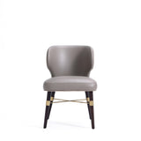 Strine Dining Chair in Dark Taupe by Manhattan Comfort at Eve Furniture