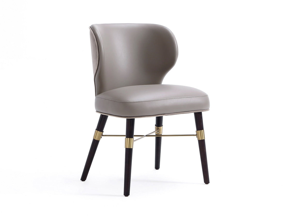 Strine Dining Chair in Dark Taupe by Manhattan Comfort at Eve Furniture