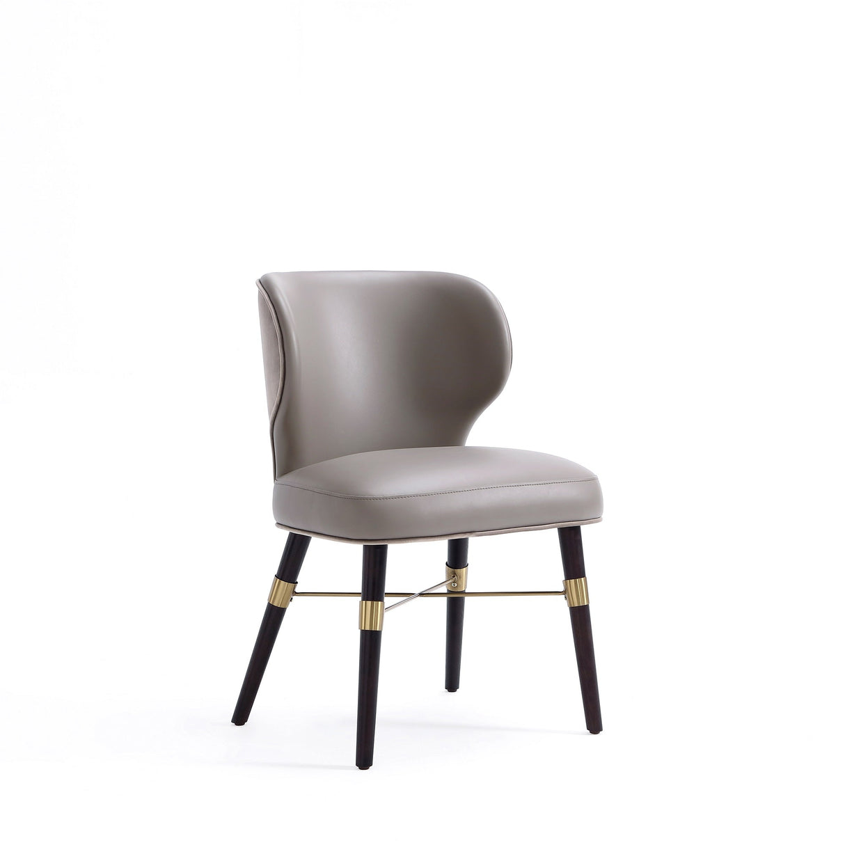 Strine Dining Chair in Dark Taupe (set of 2) by Manhattan Comfort at Eve Furniture