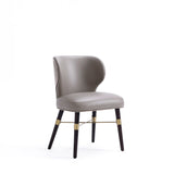 Strine Dining Chair in Dark Taupe (set of 2) by Manhattan Comfort at Eve Furniture