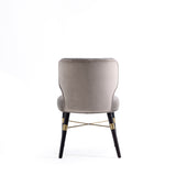 Strine Dining Chair in Dark Taupe (set of 2) by Manhattan Comfort at Eve Furniture