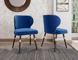 Strine Dining Chair in Royal Blue by Manhattan Comfort at Eve Furniture