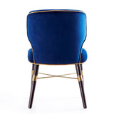 Strine Dining Chair in Royal Blue by Manhattan Comfort at Eve Furniture