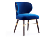 Strine Dining Chair in Royal Blue by Manhattan Comfort at Eve Furniture
