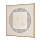 String Net I by Studio M a handmade Original Framed 3D Textured Artwork under Glass by Mercana at Eve Furniture