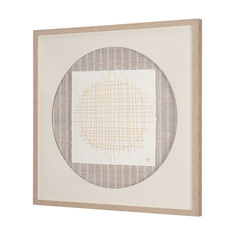 String Net I by Studio M a handmade Original Framed 3D Textured Artwork under Glass by Mercana at Eve Furniture