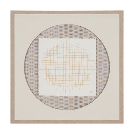String Net I by Studio M a handmade Original Framed 3D Textured Artwork under Glass by Mercana at Eve Furniture