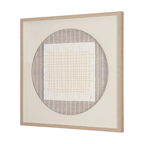 String Net II by Studio M a handmade Original Framed 3D Textured Artwork under Glass by Mercana at Eve Furniture