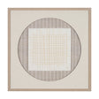 String Net II by Studio M a handmade Original Framed 3D Textured Artwork under Glass by Mercana at Eve Furniture