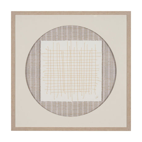 String Net II by Studio M a handmade Original Framed 3D Textured Artwork under Glass by Mercana at Eve Furniture