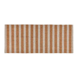 Striped Ivory/Natural 24x57 Doormat by Classic Home at Eve Furniture