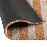 Striped Ivory/Natural 24x57 Doormat by Classic Home at Eve Furniture