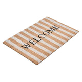 Striped Natural 24x36 Doormat by Classic Home at Eve Furniture