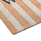 Striped Natural 24x36 Doormat by Classic Home at Eve Furniture