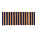 Striped Navy/Natural 24x57 Doormat by Classic Home at Eve Furniture