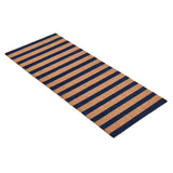 Striped Navy/Natural 24x57 Doormat by Classic Home at Eve Furniture