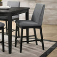 Strom Dark Walnut Counter Chair Set Set of 2 by Furniture of America at Eve Furniture