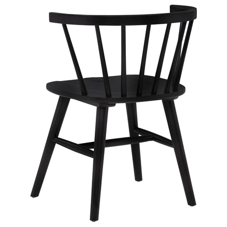 Strouse Black 5-piece Dining Set by Coaster at Eve Furniture