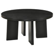 Strouse Black Coffee Table by Coaster at Eve Furniture