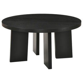 Strouse Black Coffee Table by Coaster at Eve Furniture