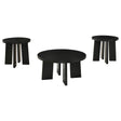 Strouse Black Coffee Table Set by Coaster at Eve Furniture