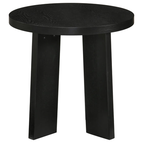Strouse Black End & Side Table by Coaster at Eve Furniture