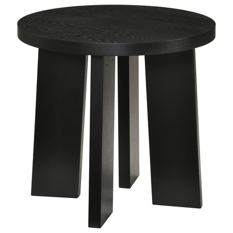 Strouse Black End Table by Coaster at Eve Furniture