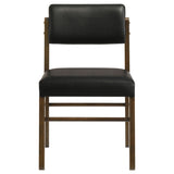 Strouse Black/Walnut 5-piece Dining Set by Coaster at Eve Furniture
