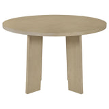 Strouse Cream/Natural Oak 5-piece Dining Set by Coaster at Eve Furniture