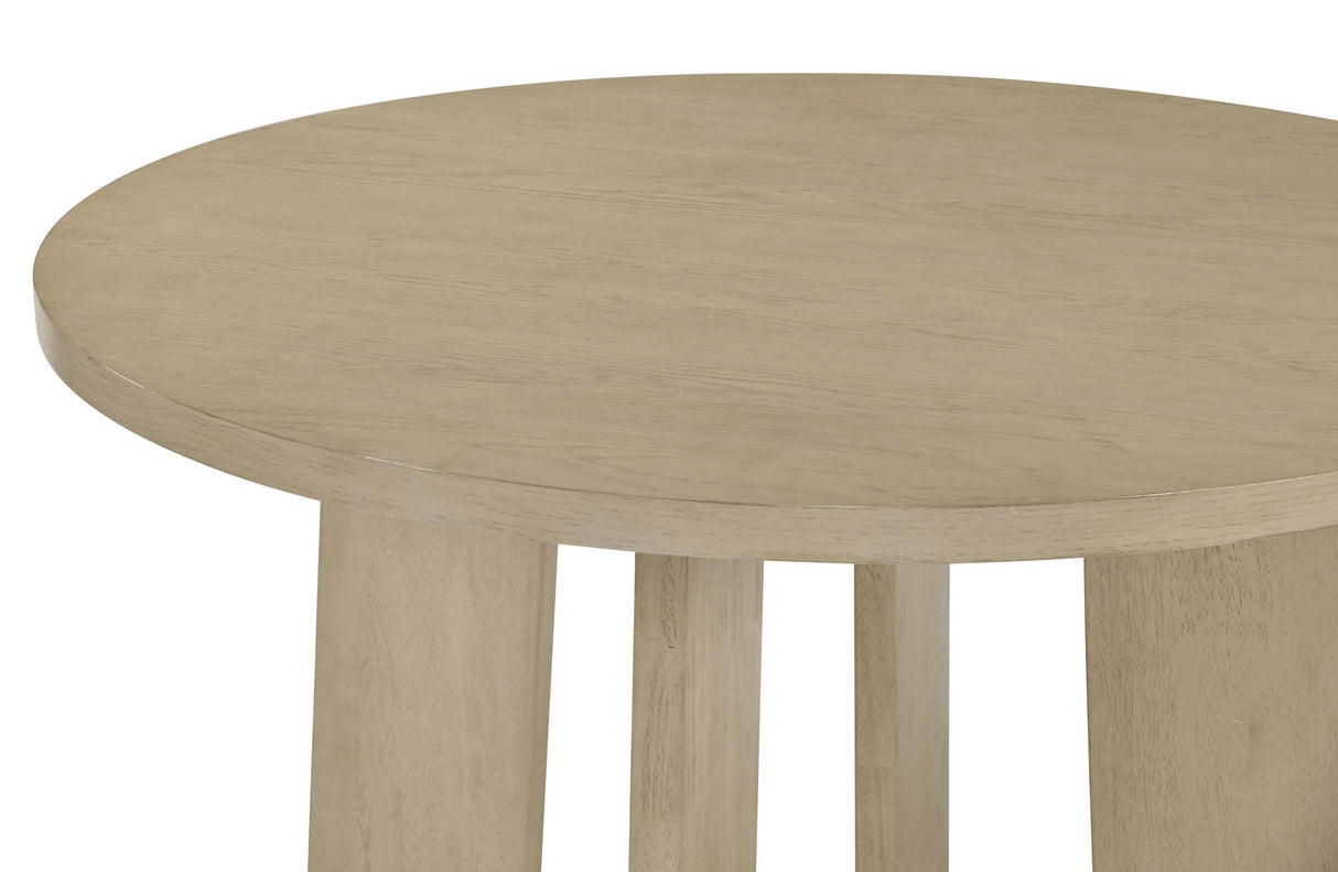 Strouse Cream/Natural Oak 5-piece Dining Set by Coaster at Eve Furniture