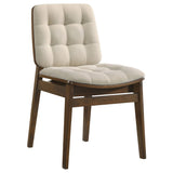 Strouse Cream/Walnut 5-piece Dining Set by Coaster at Eve Furniture