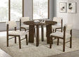 Strouse Cream/Walnut 5-piece Dining Set by Coaster at Eve Furniture