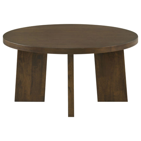 Strouse Dark Walnut Coffee Table by Coaster at Eve Furniture