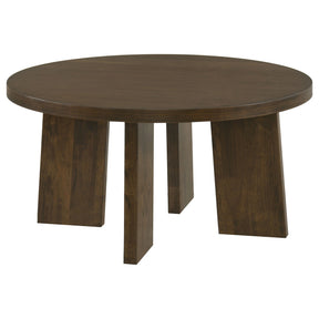 Strouse Dark Walnut Coffee Table by Coaster at Eve Furniture