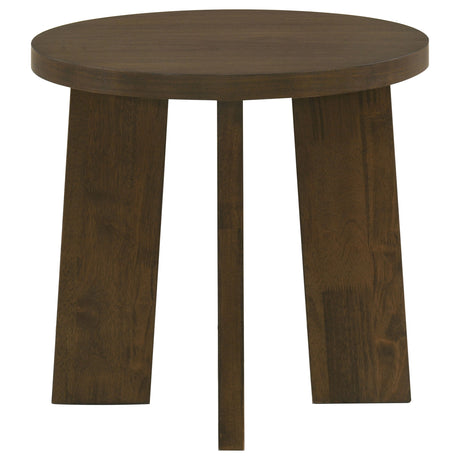 Strouse Dark Walnut End Table by Coaster at Eve Furniture