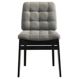 Strouse Grey/Black 5-piece Dining Set by Coaster at Eve Furniture