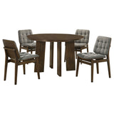 Strouse Grey/Walnut 5-piece Dining Set by Coaster at Eve Furniture