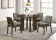 Strouse Grey/Walnut 5-piece Dining Set by Coaster at Eve Furniture