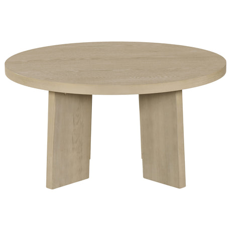 Strouse Natural Oak Coffee Table by Coaster at Eve Furniture