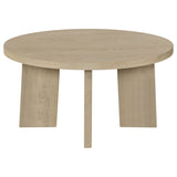 Strouse Natural Oak Coffee Table by Coaster at Eve Furniture