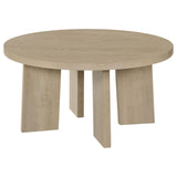 Strouse Natural Oak Coffee Table by Coaster at Eve Furniture