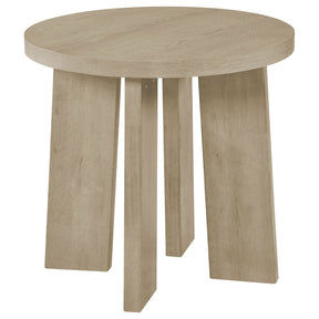 Strouse Natural Oak End Table by Coaster at Eve Furniture