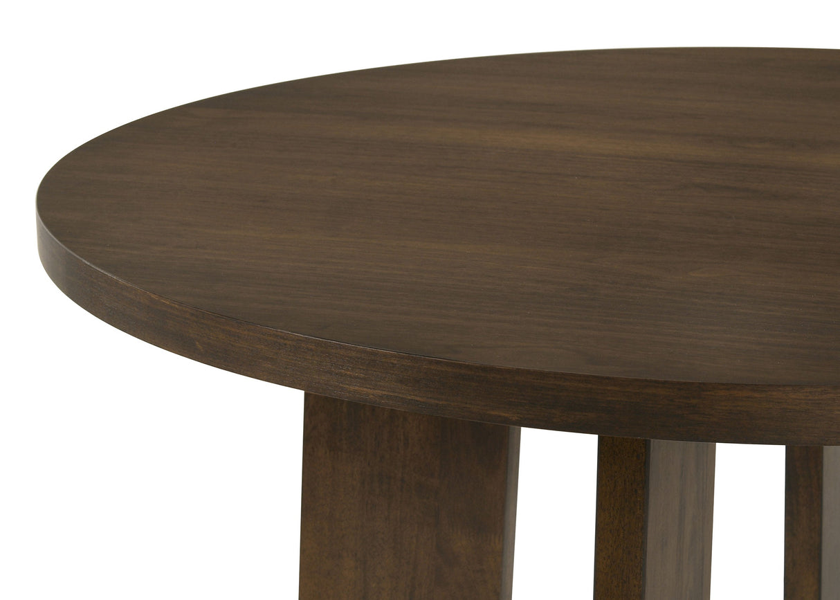 Strouse Walnut 5-piece Dining Set by Coaster at Eve Furniture