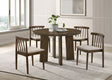Strouse Wheat/Walnut 5-piece Dining Set by Coaster at Eve Furniture