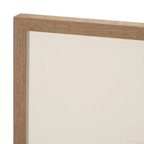 Structured View I by Mercana Studio a Hand Embellished Framed Art Print Matted under Glass by Mercana at Eve Furniture