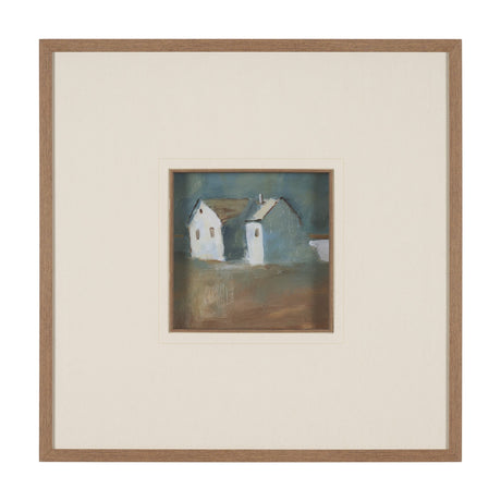 Structured View II by Mercana Studio a Hand Embellished Framed Art Print Matted under Glass by Mercana at Eve Furniture