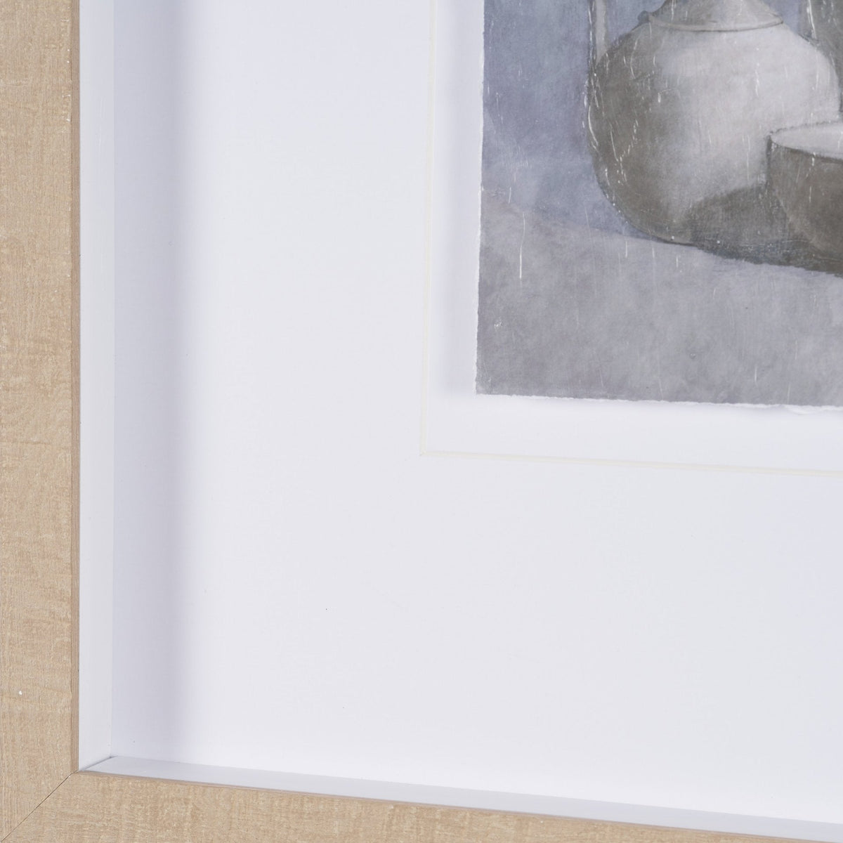 Studies in White and Ash: Study IV by Mercana Studio Textured Framed Artwork Matted under Glass by Mercana at Eve Furniture